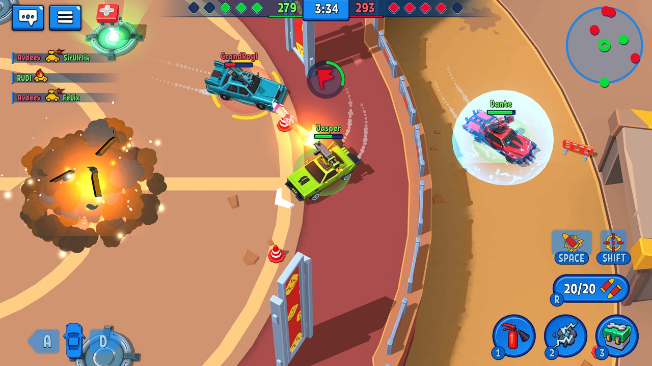 Rage of car force как играть с другом