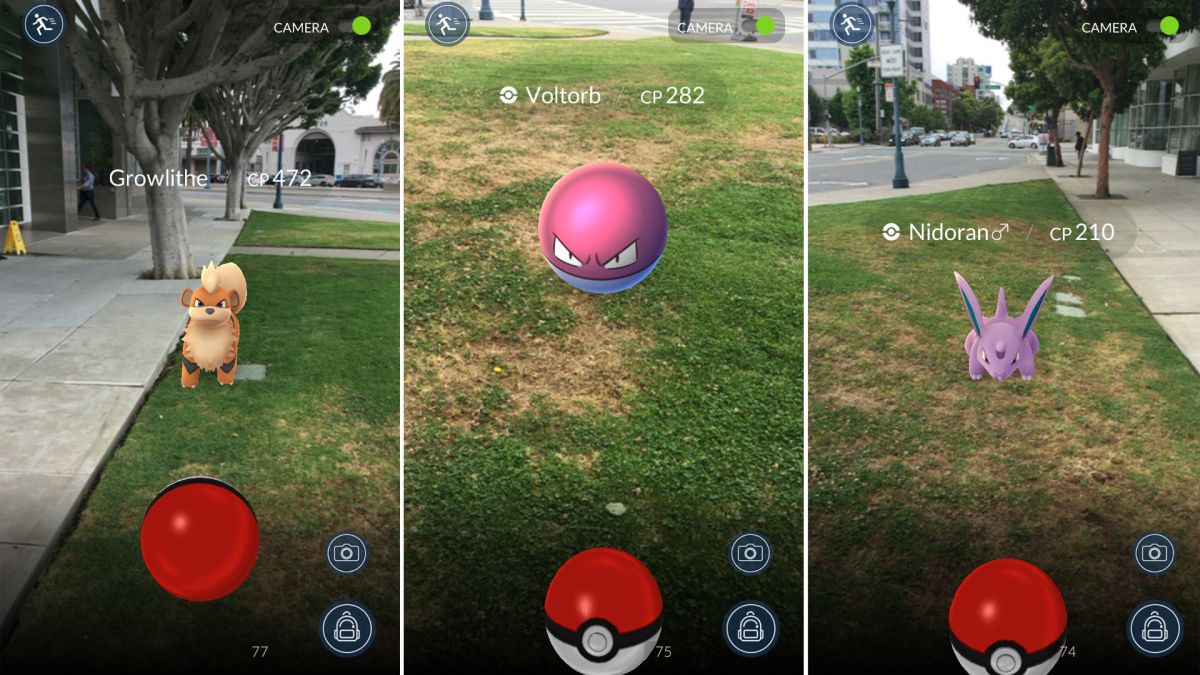 На мобильных устройствах появилась игра Pokemon Go