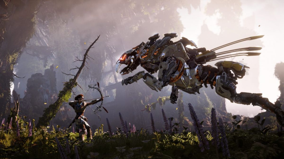 В Horizon: Zero Dawn игроки смогут покататься на рободинозаврах