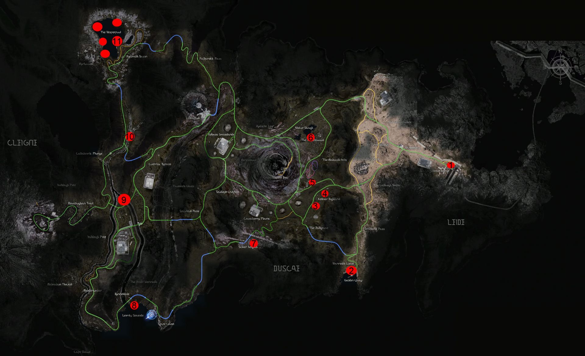 Final fantasy 15 интерактивная карта мира