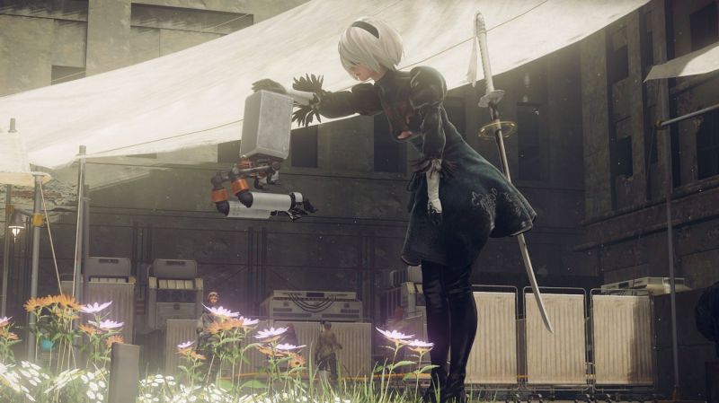 Nier automata как улучшить оружие до 4 уровня