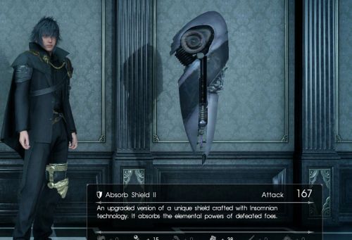 Квест по улучшению Поглощающего щита в Final Fantasy XV