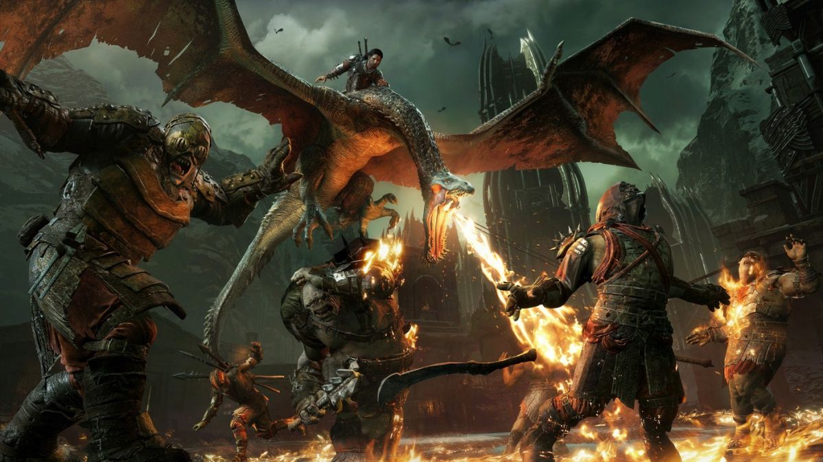 В новом видео Middle-earth: Shadow of War были показаны огнедышащие ящеры