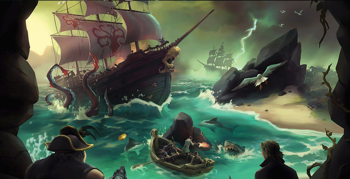 В бета-версии Sea of Thieves найдены упоминания о кракене и проклятиях