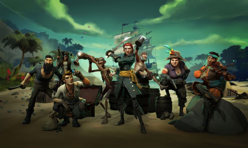 Sea of thieves застрял в текстурах