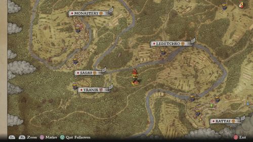 Расположение сокровища