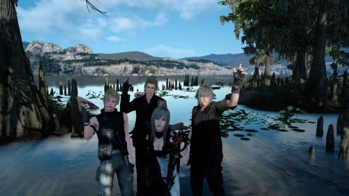 Расположение мест для совместных фото в Final Fantasy XV