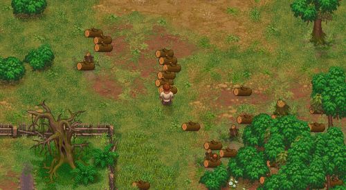 Расположение камня и глины в Graveyard Keeper