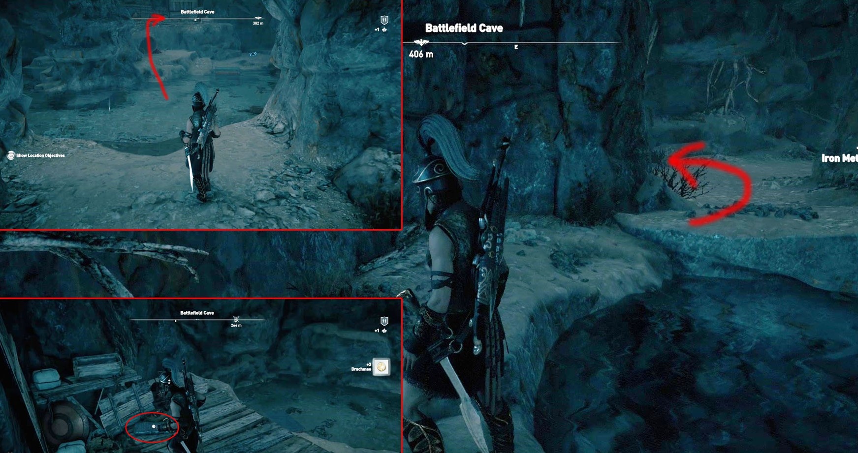 Assassin's creed odyssey cave of kratos