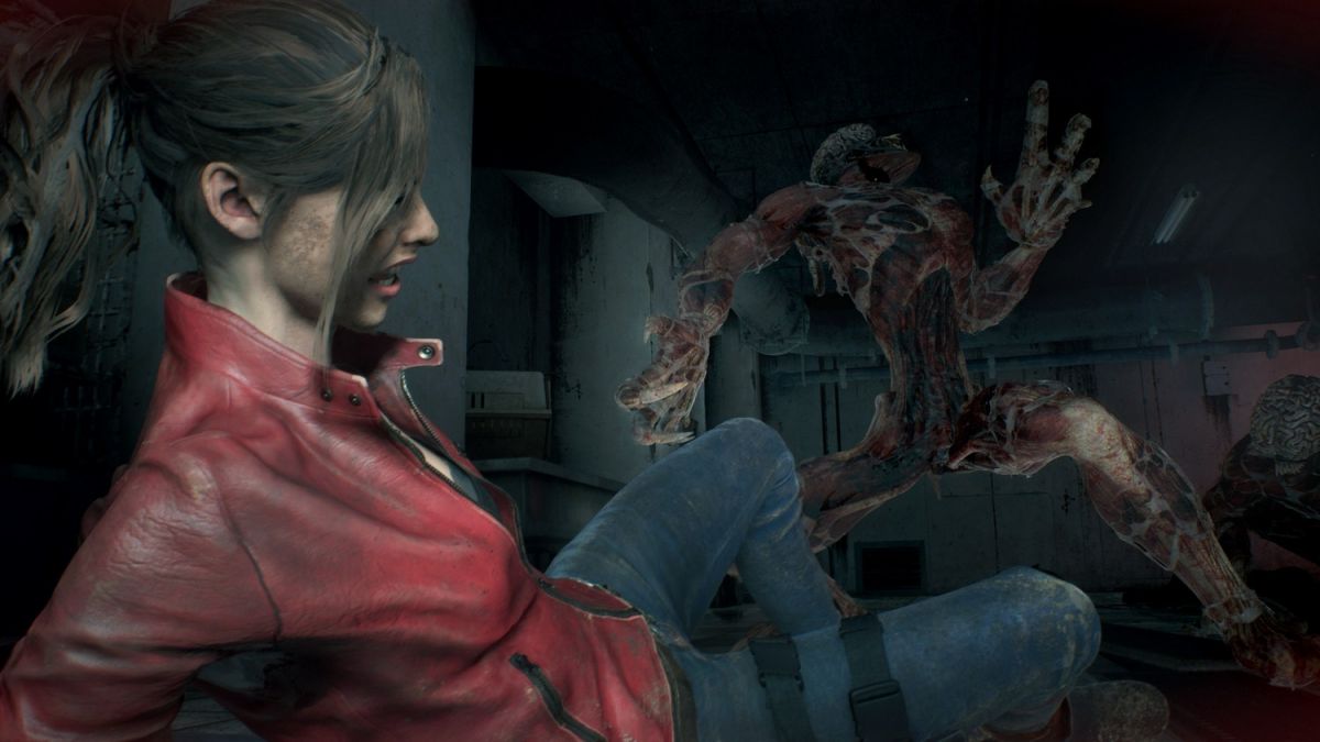 В новых геймплейных роликах Resident Evil 2 показаны ужасные лизуны