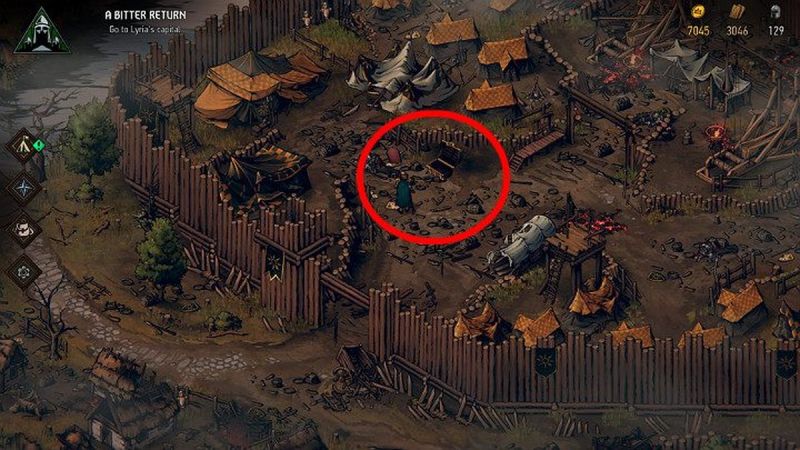 Карта ворона thronebreaker