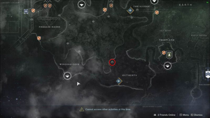 Destiny 2 хребет керы где находится