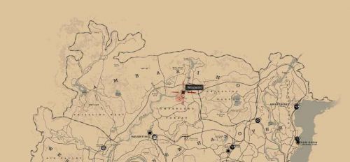 Rdr 2 наскальные изображения карта