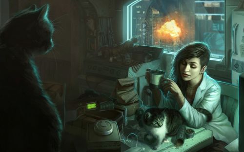 В Cyberpunk 2077 можно будет встретить бездомных котиков и собак