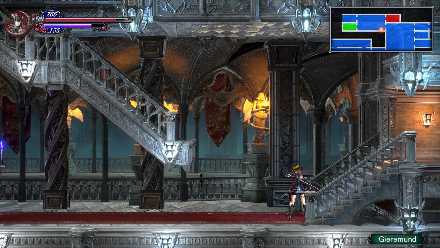 Bloodstained ritual of the night карта с секретами