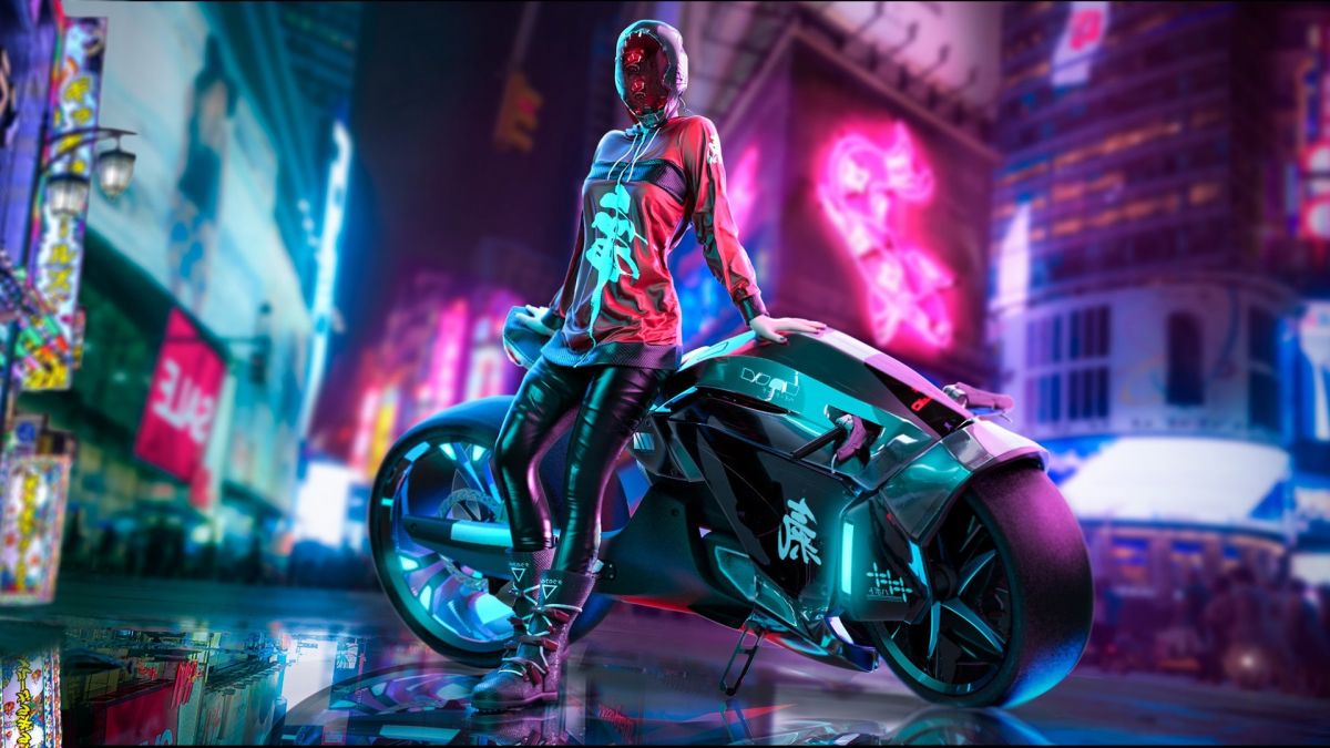 На новом скриншоте Cyberpunk 2077 показан мотоцикл главного героя