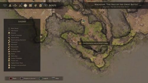greedfall как спасти константина