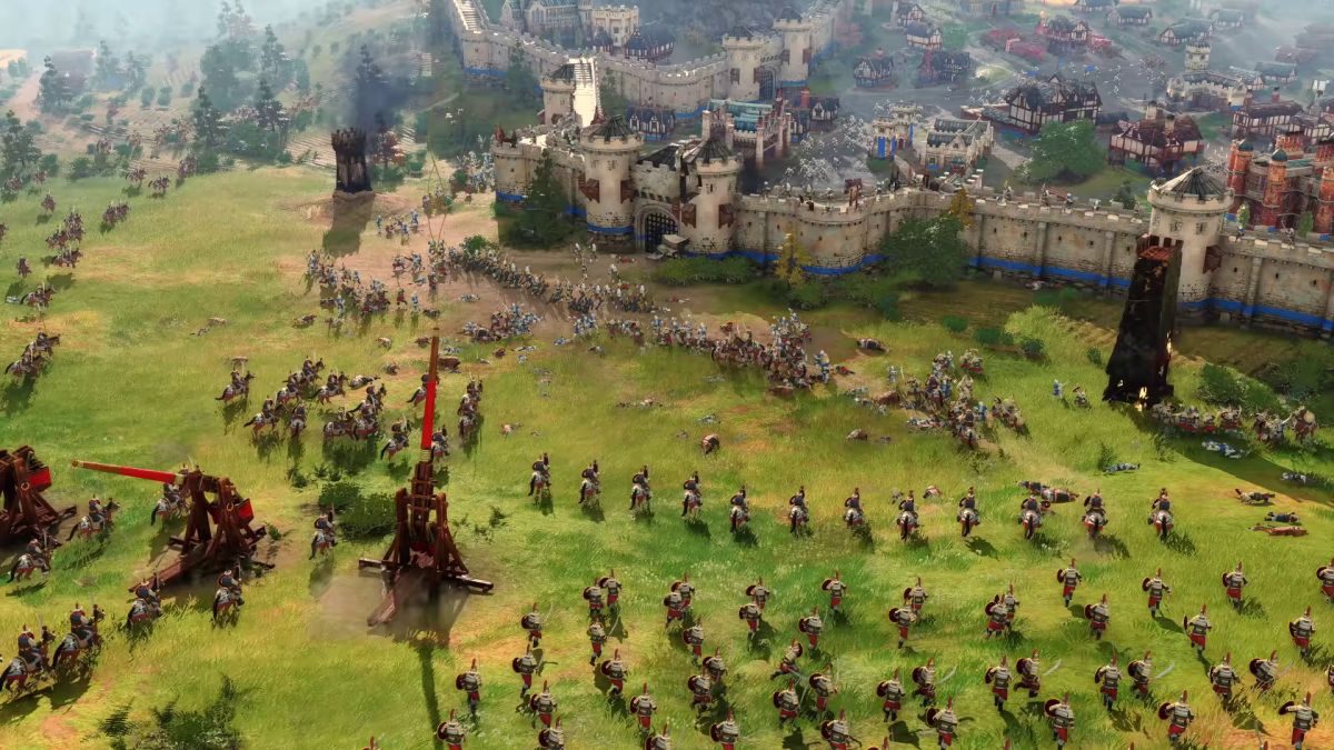 Показан первый геймплей стратегии Age of Empires IV