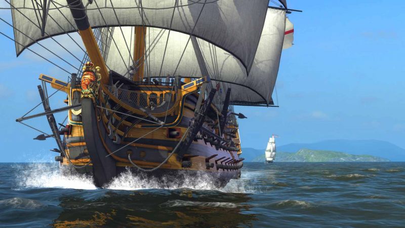 Скриншоты взяты из Naval Action