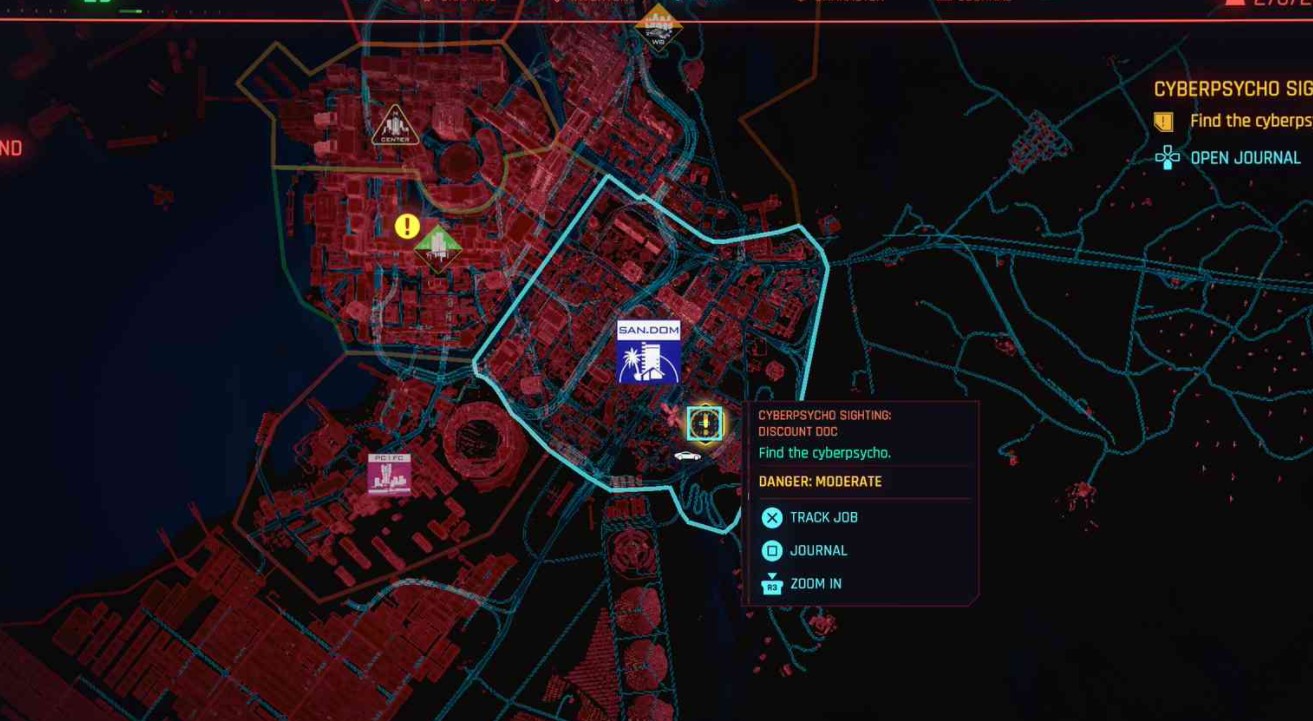 Cyberpunk interactive map фото 89