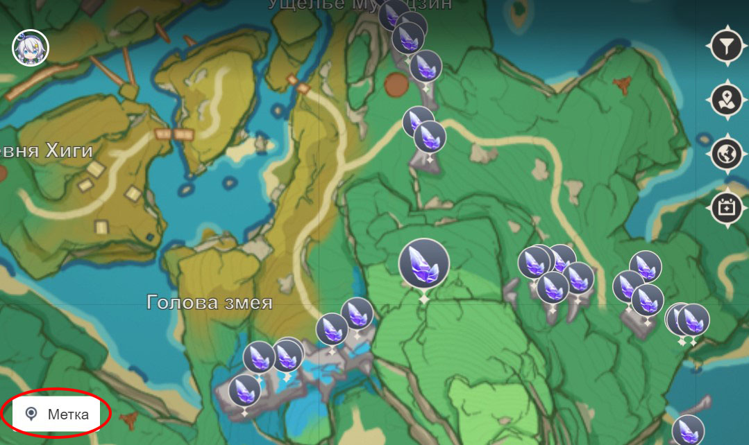 Интерактивная карта Энканомии в Genshin Impact: сундуки и ресурсы
