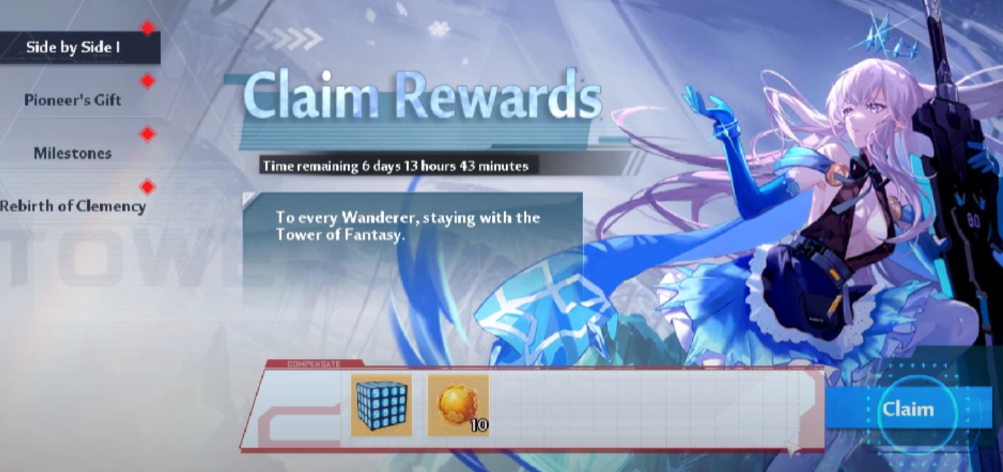 Claim your reward