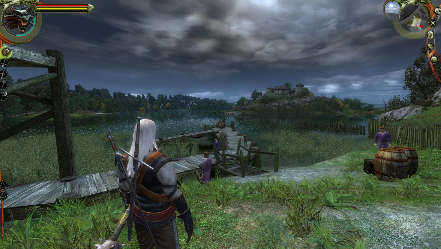 The Witcher 1 traduzido para português BR gameplay 