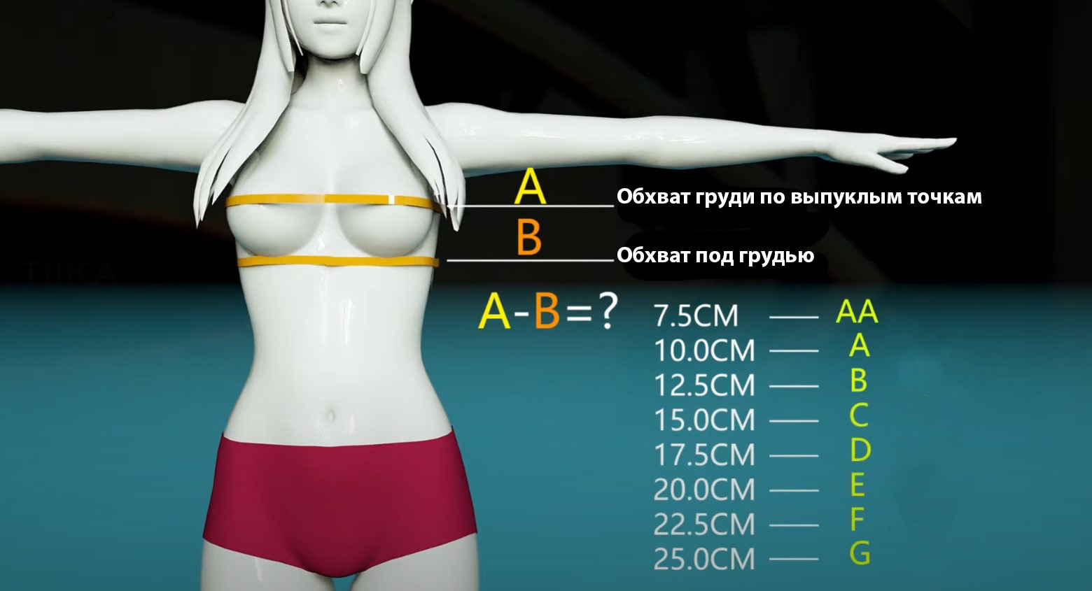 объемы груди у женщин в размерах фото 99