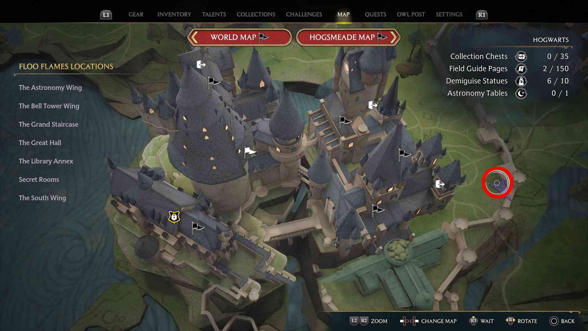 Embark on a magical journey of seduction with Hogwarts Legacy Map Quest