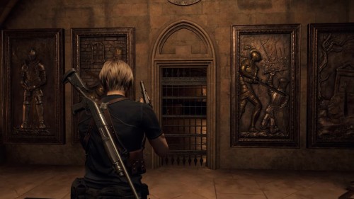 Загадка с мечами в Сокровищнице Resident Evil 4: как найти меч и что вставлять в картины