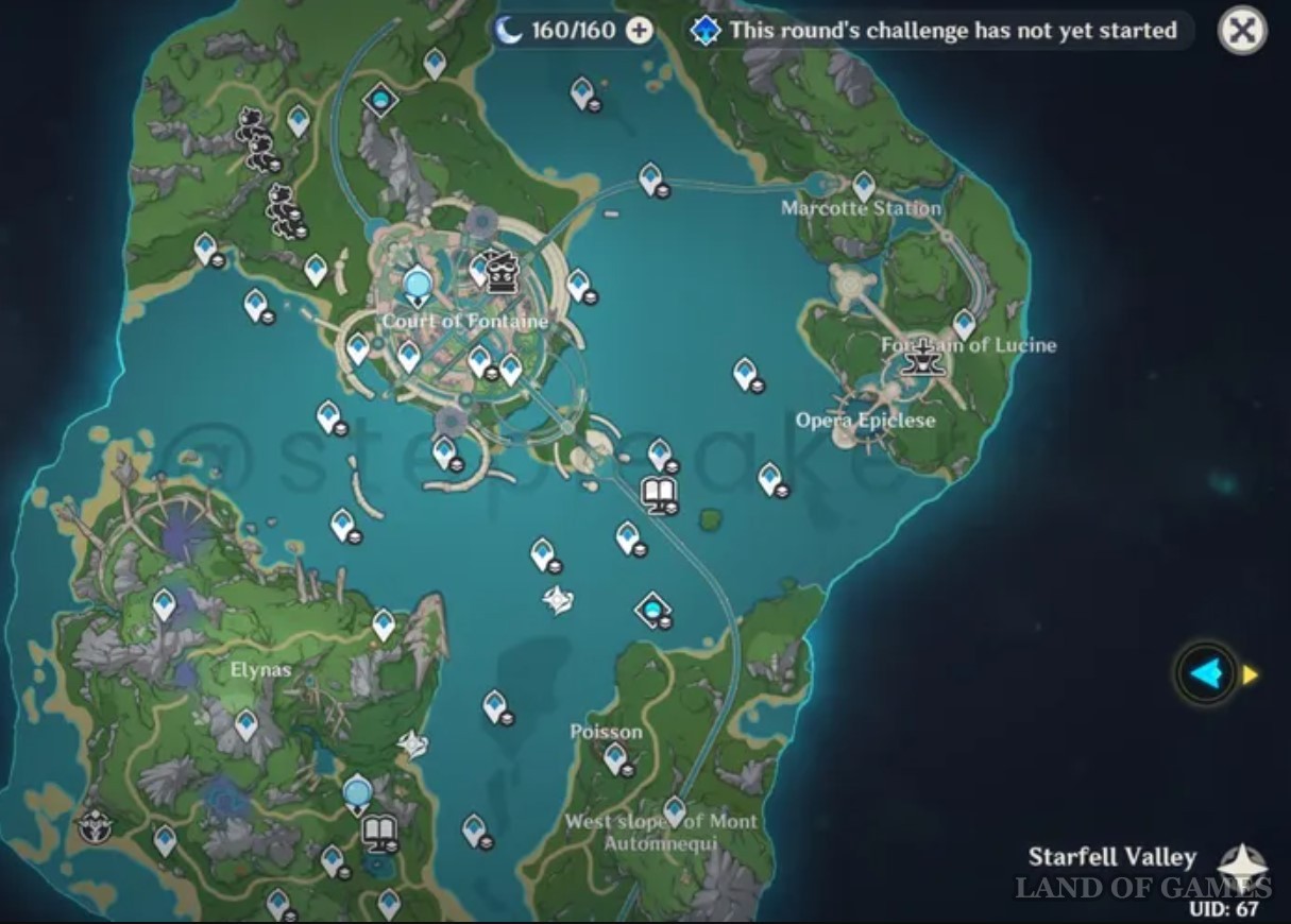 Genshin Impact 4.0: Vazamento revela mapa Fontaine e detalhes de