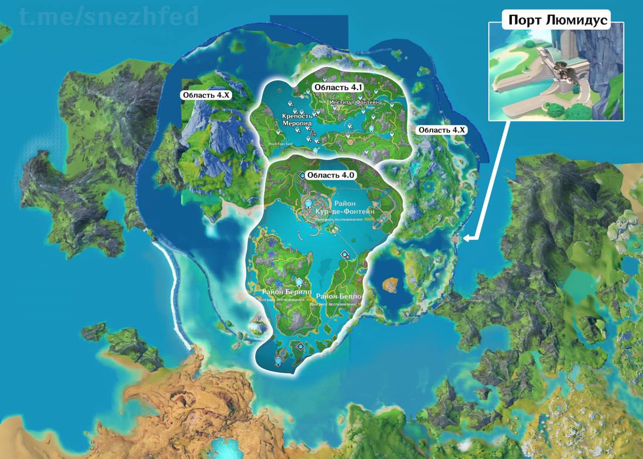 Genshin Impact 4.0: Vazamento revela mapa Fontaine e detalhes de personagens