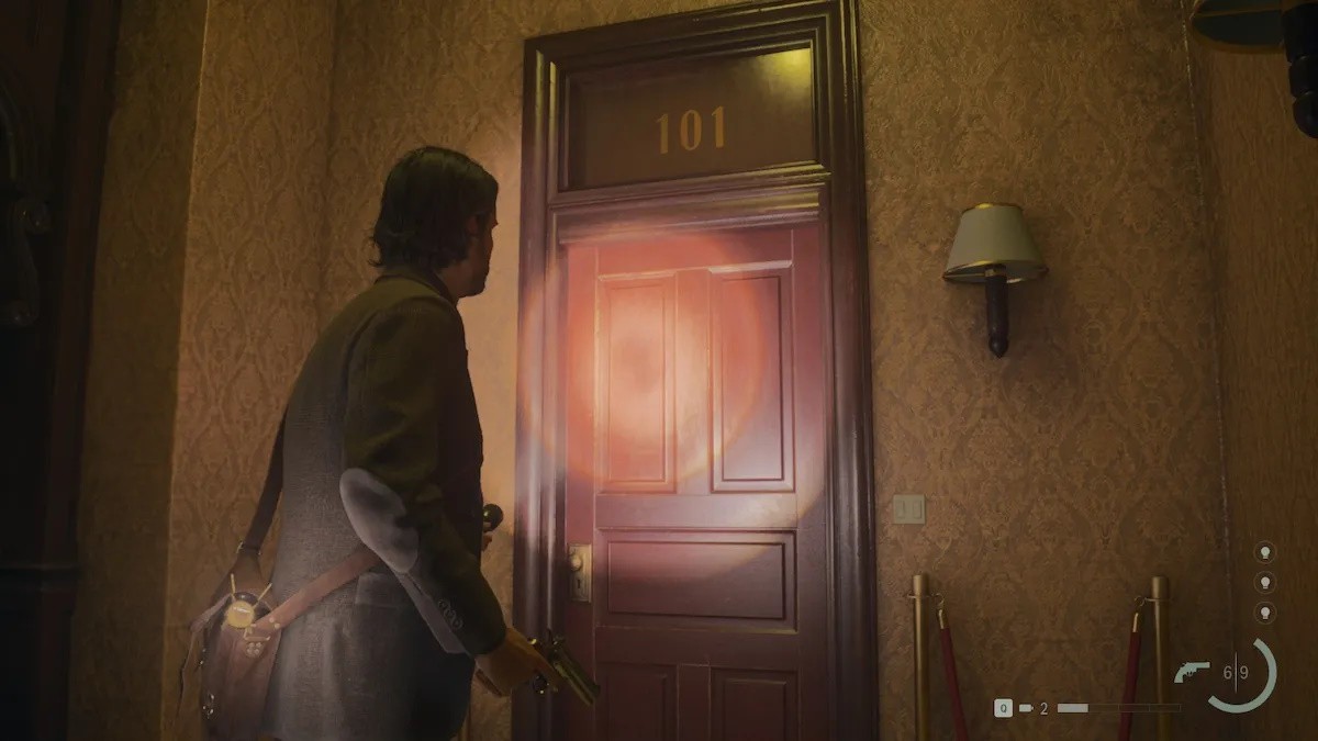 Key to room 101 at the Oceanview Hotel in Alan Wake 2: where to find