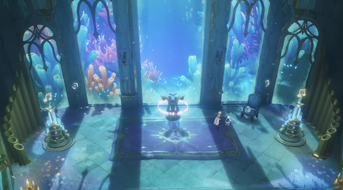 Underwater Nocturne ใน Genshin Impact: วิธีค้นหาคะแนนว่าง