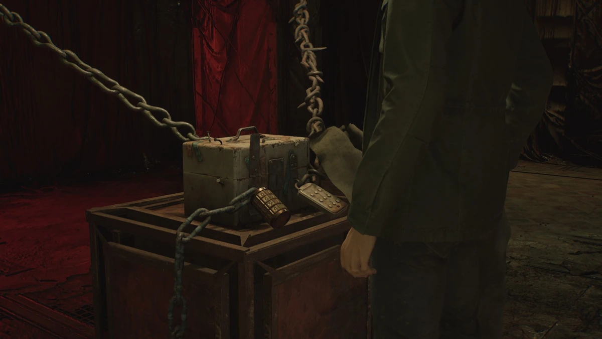 Boîte avec des chaînes à l'hôpital Silent Hill 2 Remake : comment trouver la clé et les mots de passe