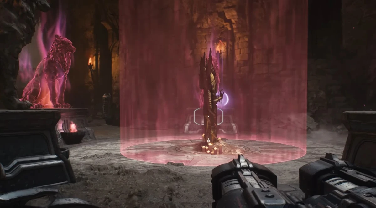 Воскрешение в Doom The Dark Ages: все пушки, статуи волка, золото и секреты