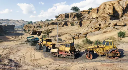 Все карты RoadCraft: машины и ресурсы