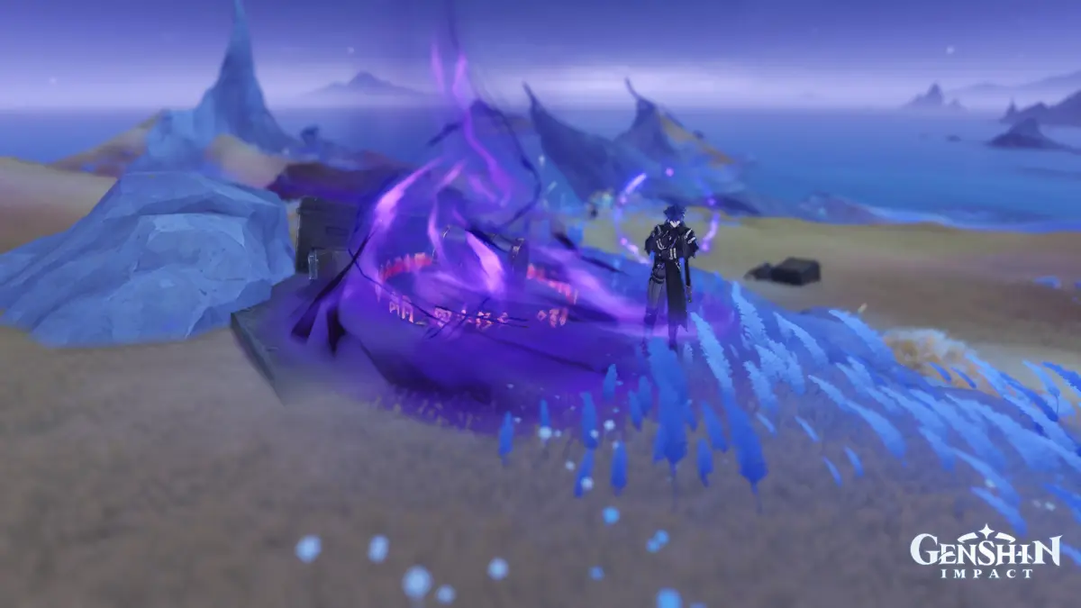 Загадка с роскошным сундуком у столба Эмблы в Genshin Impact: как решить