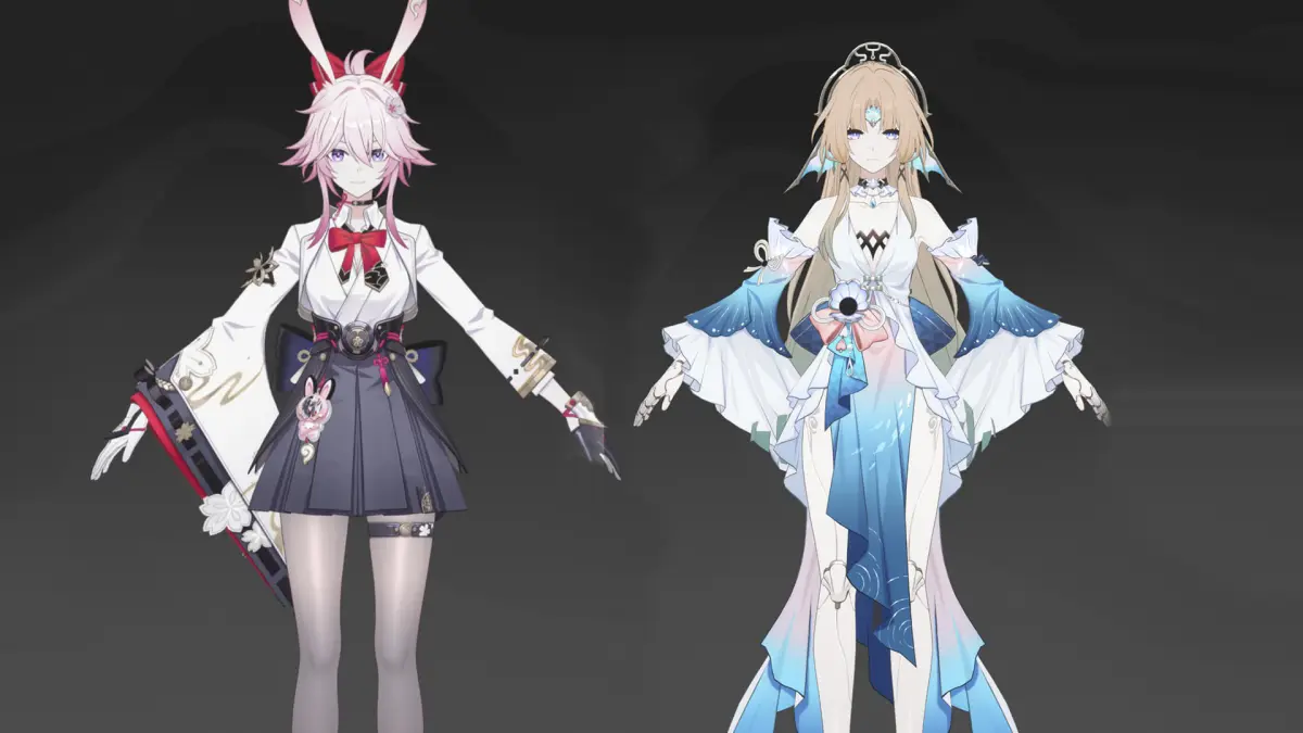 Появились рендеры Эванессы и Жемчуг из Honkai: Star Rail