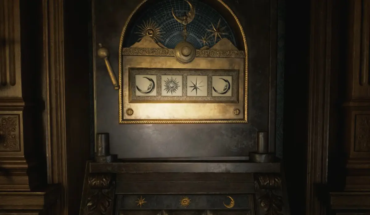 Загадка в кабинете председателя в Resident Evil Requiem: правильные символы