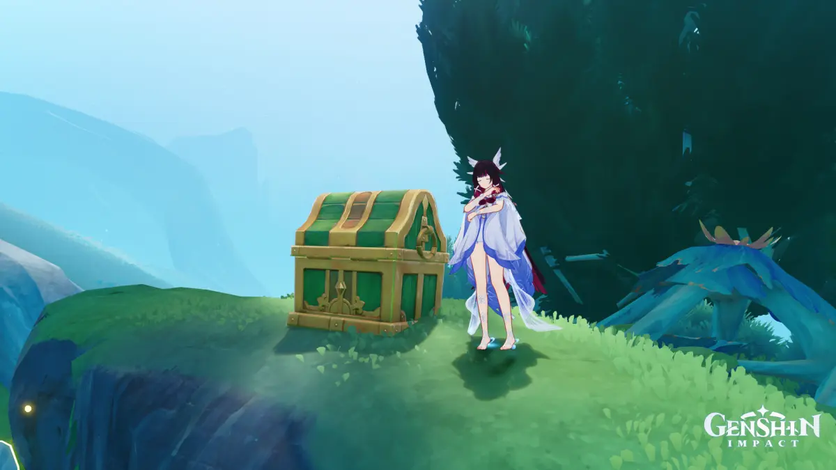 Удивительные сундуки на равнине Волногона, Море Пустоты и Пепельной скале в Genshin Impact