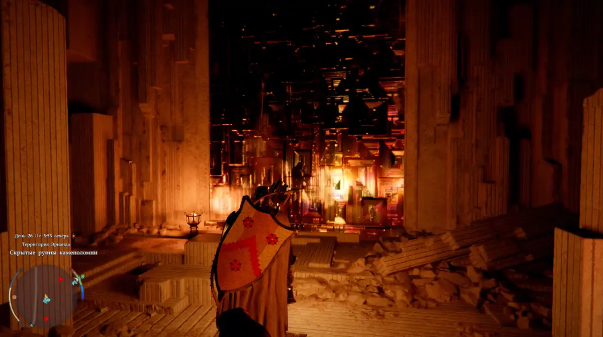 Как решить загадку в скрытых руинах каменоломни в Crimson Desert