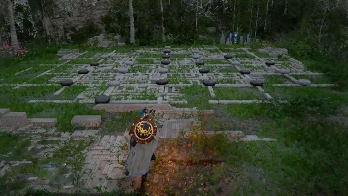 Как решить загадку с каменными шашками Сумрачного леса в Crimson Desert