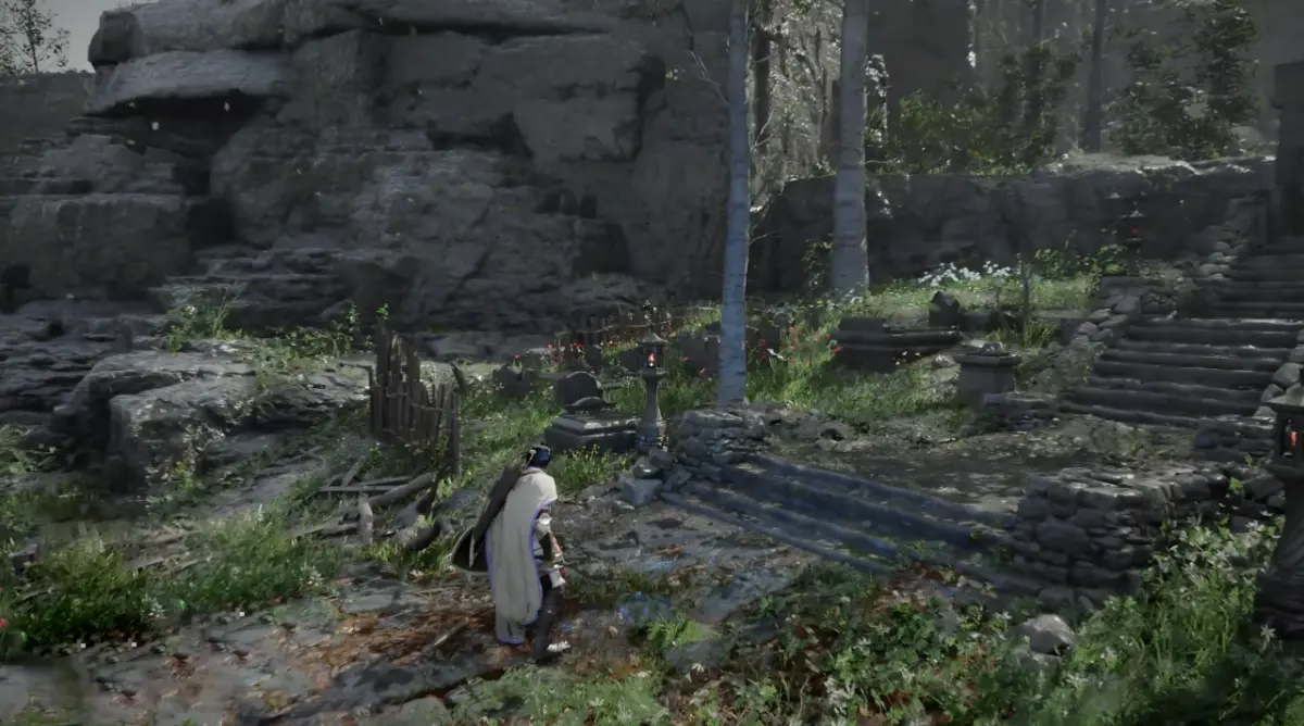 Руины Хижины Охотника в Crimson Desert: как зажечь каменные фонари