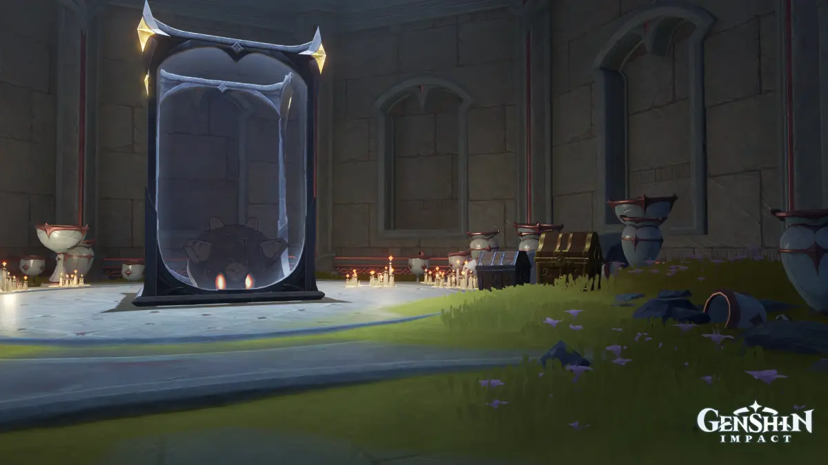 Загадка с выставочными стендами в Центре Зала столпов в Genshin Impact: как решить