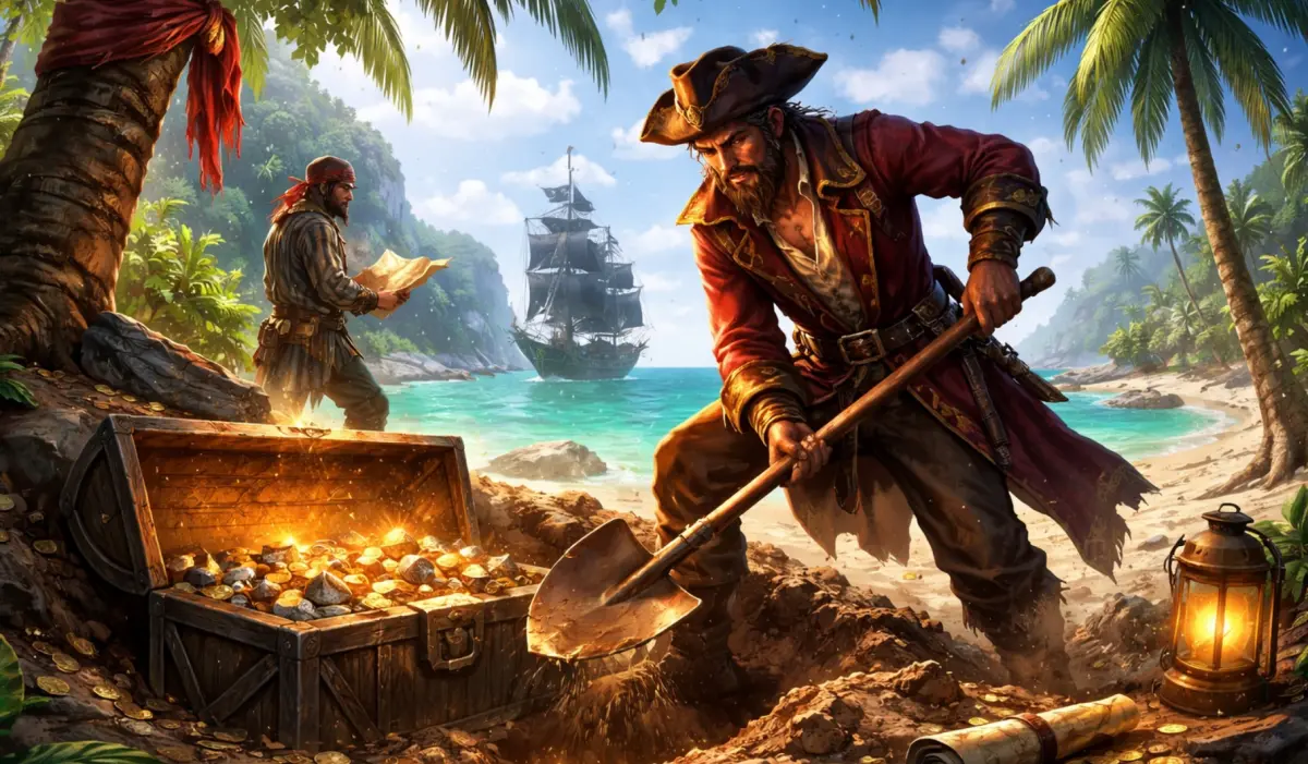 Все зарытые сундуки в Windrose: где найти лопату и спрятанные сокровища