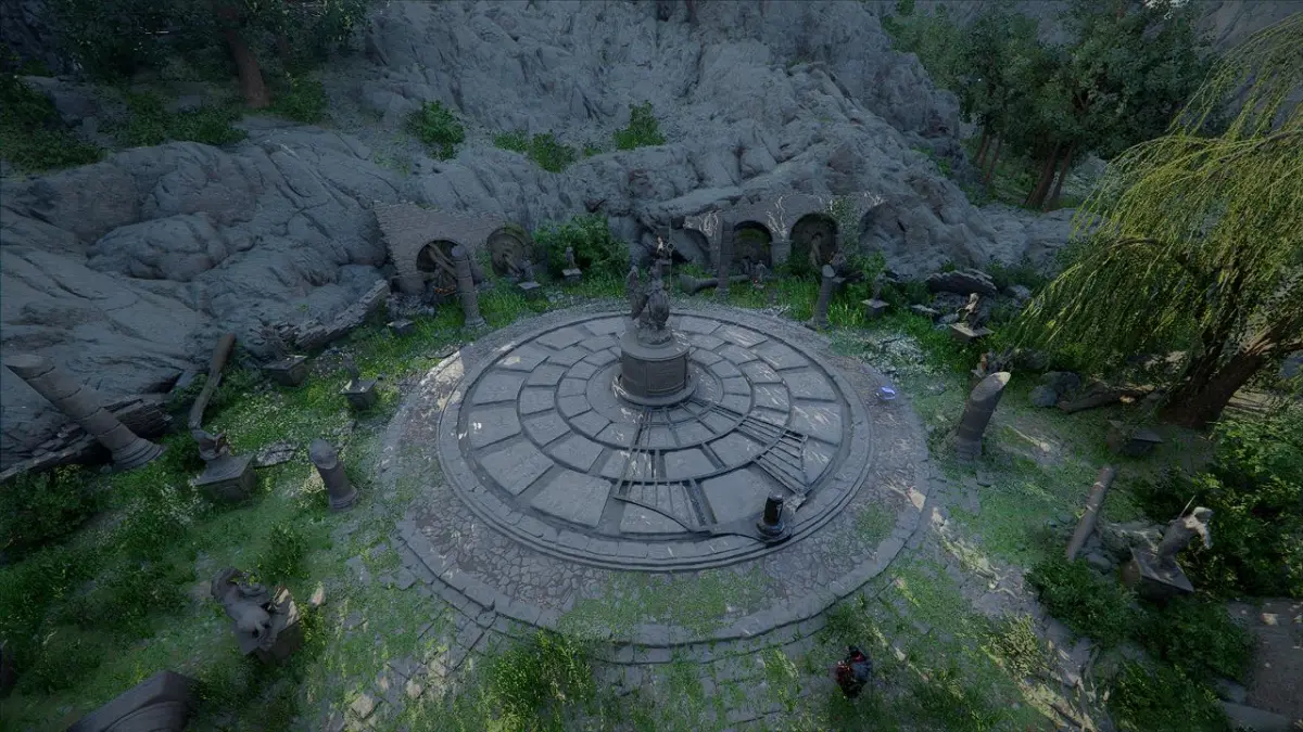 Загадка в Сером лесу в Crimson Desert: правильная последовательность символов