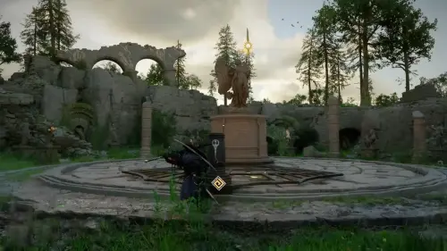 Как решить загадку со статуей в Зоне слияния рек в Crimson Desert