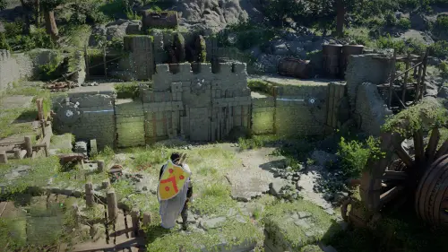 Руины Синих зарослей в Crimson Desert: как решить загадку с подъемными стенами