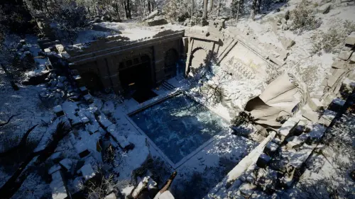 Морозные руины Пятипалой горы в Crimson Desert: как правильно составить изображение